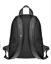 Cargar imagen en el visor de la galería, Mochila Billy Black Gamuza Aceitada
